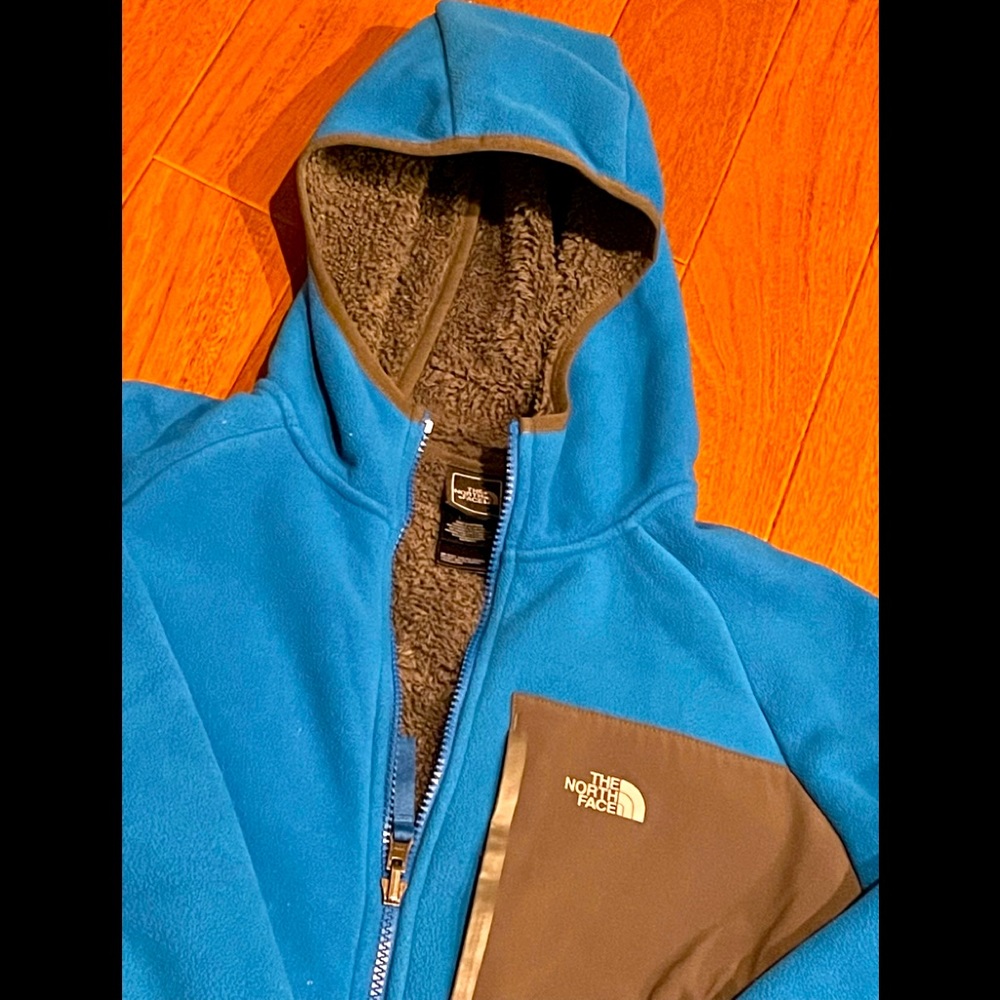 Boys Fleece Zip Up North Face xl
